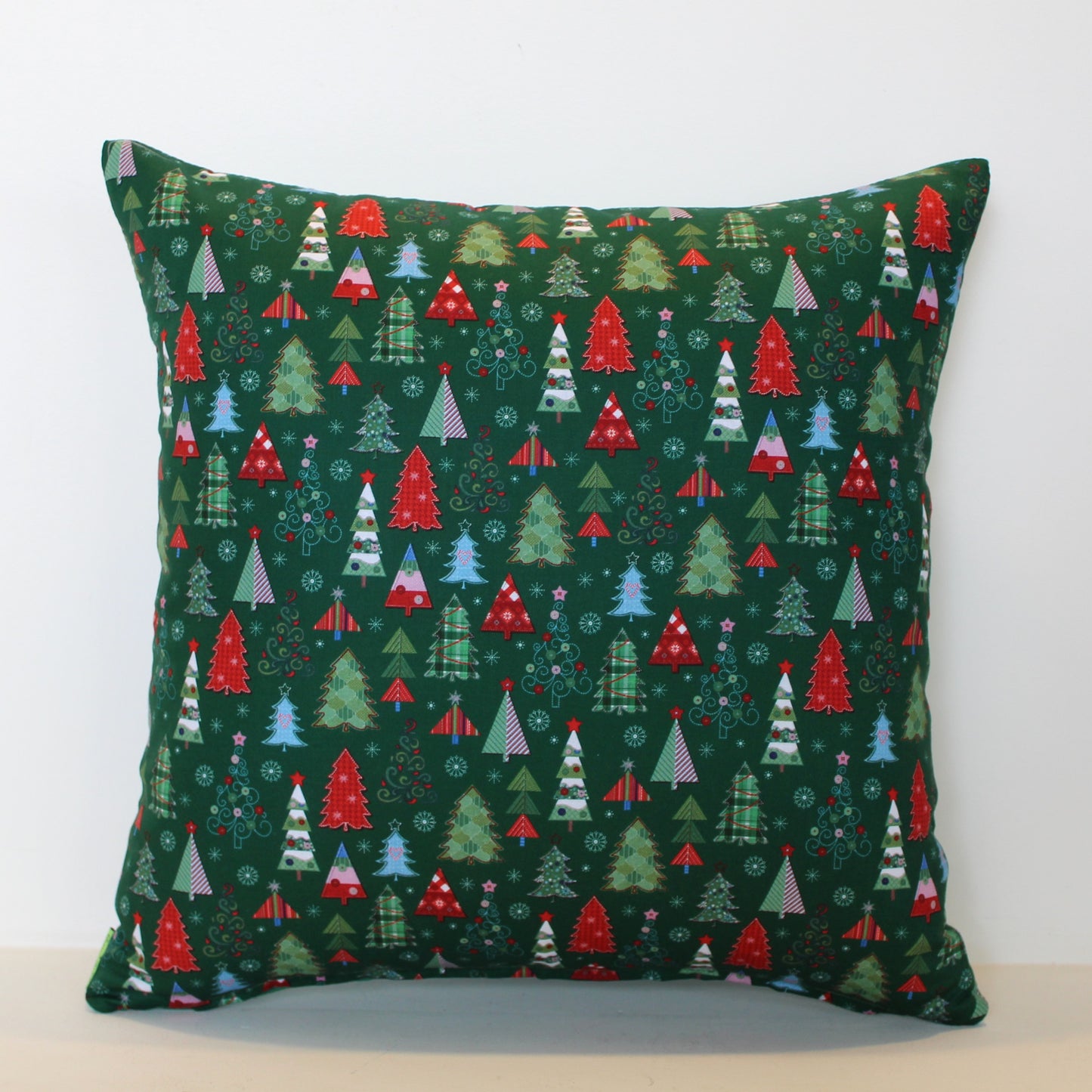 Green Christmas Trees - Cushion Covers - 44cm x 44cm