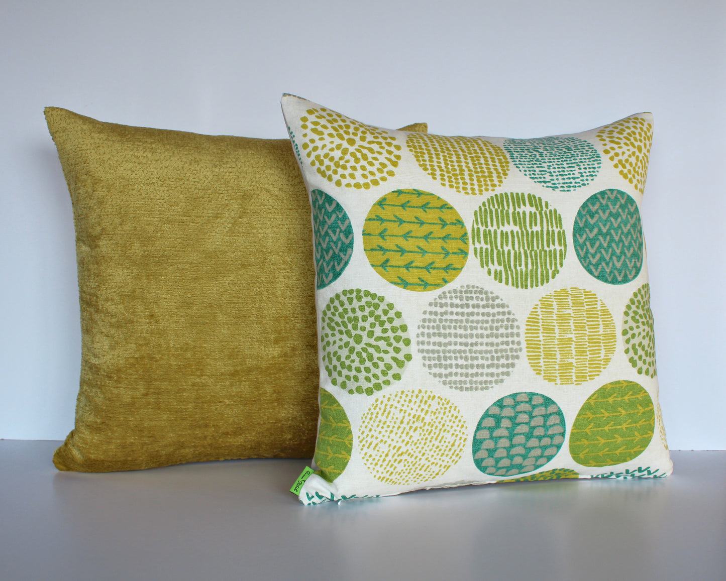 Sunspot Chartreuse Set - Cushion Covers