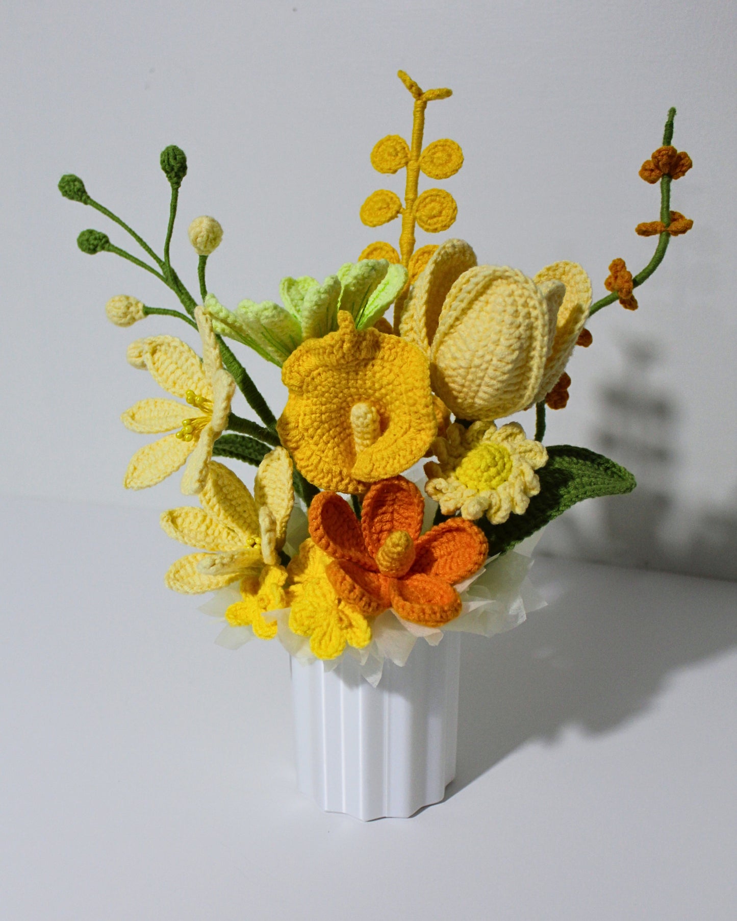 Sunshine Meadow – Forever Bloom Vase Arrangement