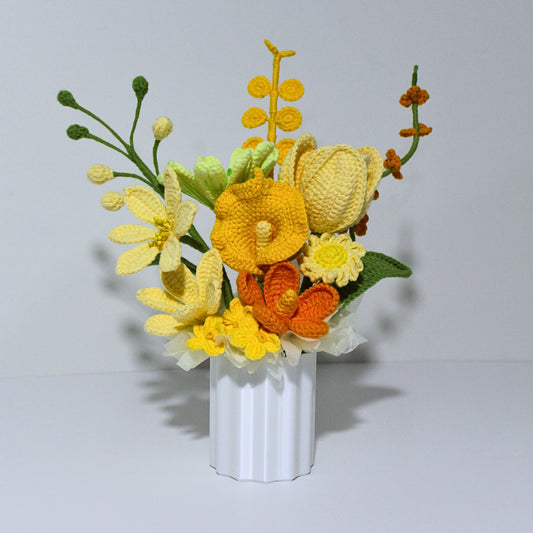 Sunshine Meadow – Forever Bloom Vase Arrangement