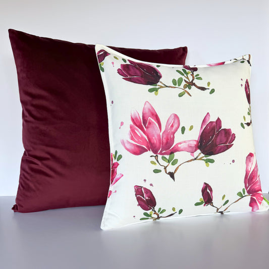 Plum Petals Set - Cushion Cover Set