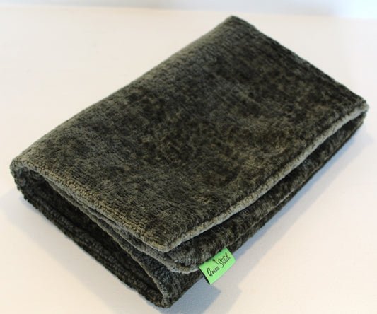 Textured Olive Teddy - Cushion Cover - 50cm x 50cm