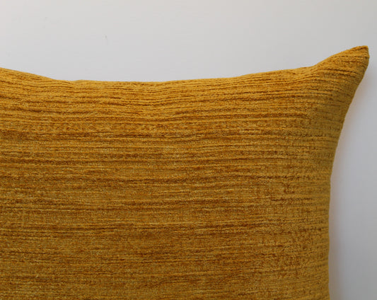 Textured Mustard - Cushion Cover - 50cm x 50cm