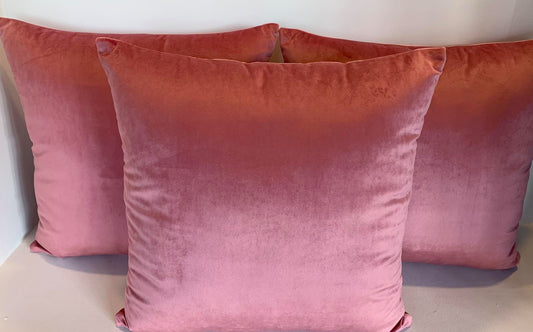 Petal Pink Velvet - Cushion Cover