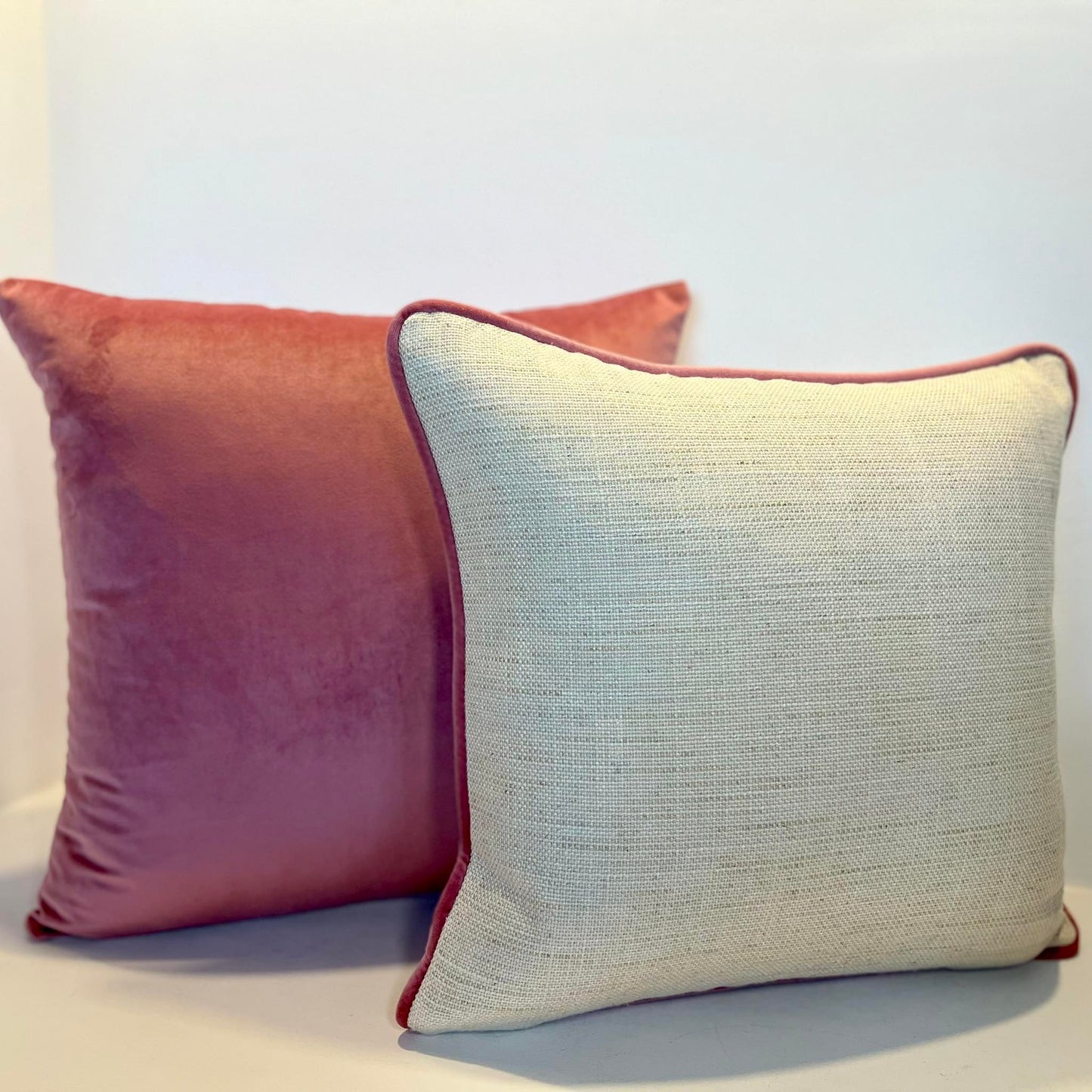 Tierra Pink & Crème Set - Cushion Cover Set