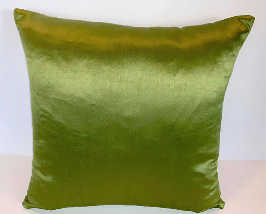 Green Embroidered - Cushion Cover - 42cm x 42cm