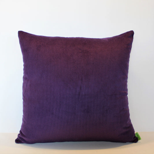 Eggplant Corduroy - Cushion Cover - 45cm x 45cm