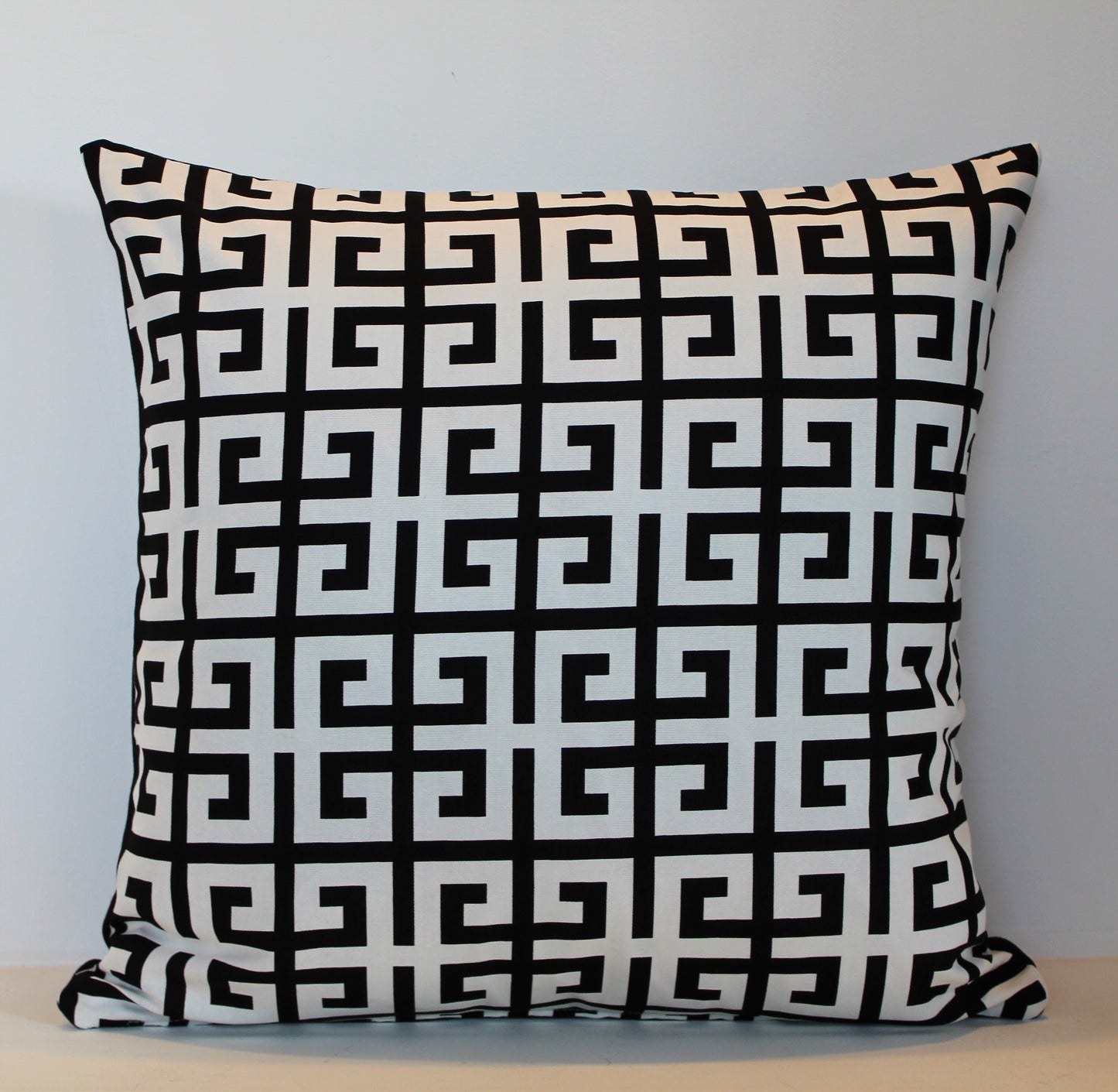 Black & White Geometric - Cushion Cover - 48cm x 48cm