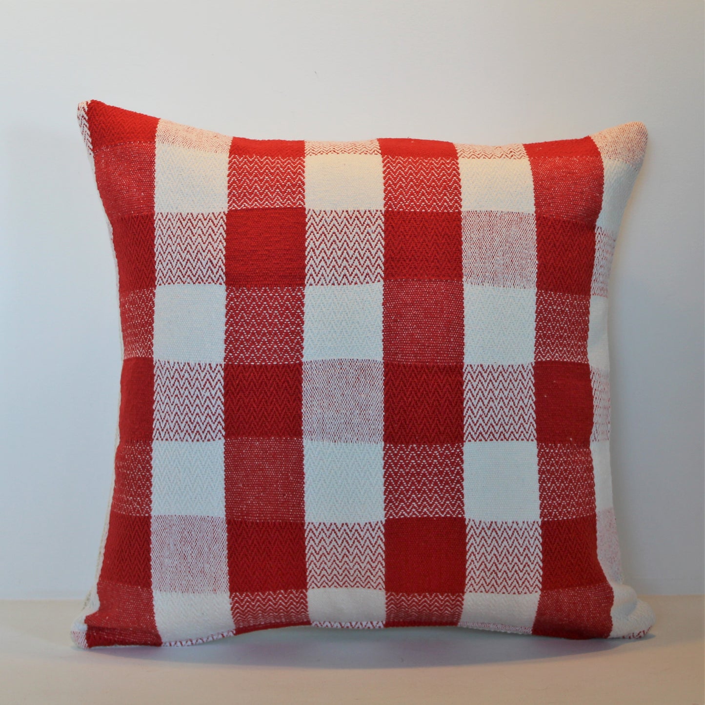 Red/White Checkerboard Set- Cushion Cover Set