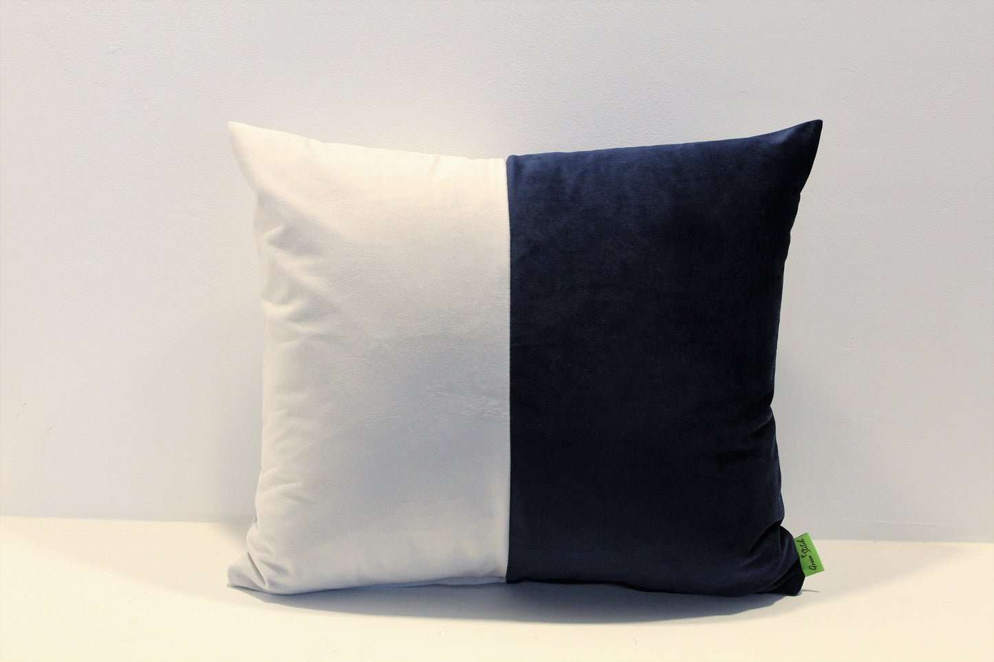 Blue & Silver Contrast - Cushion Cover - 42cm x 37cm