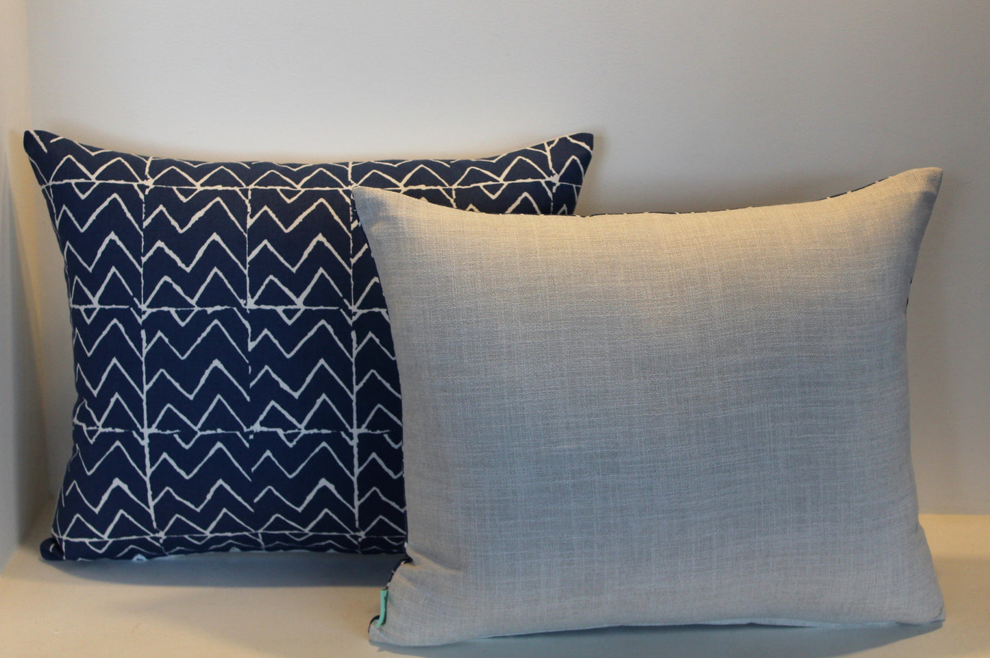 Blue & White Mali - Cushion Cover - 50cm x 41cm