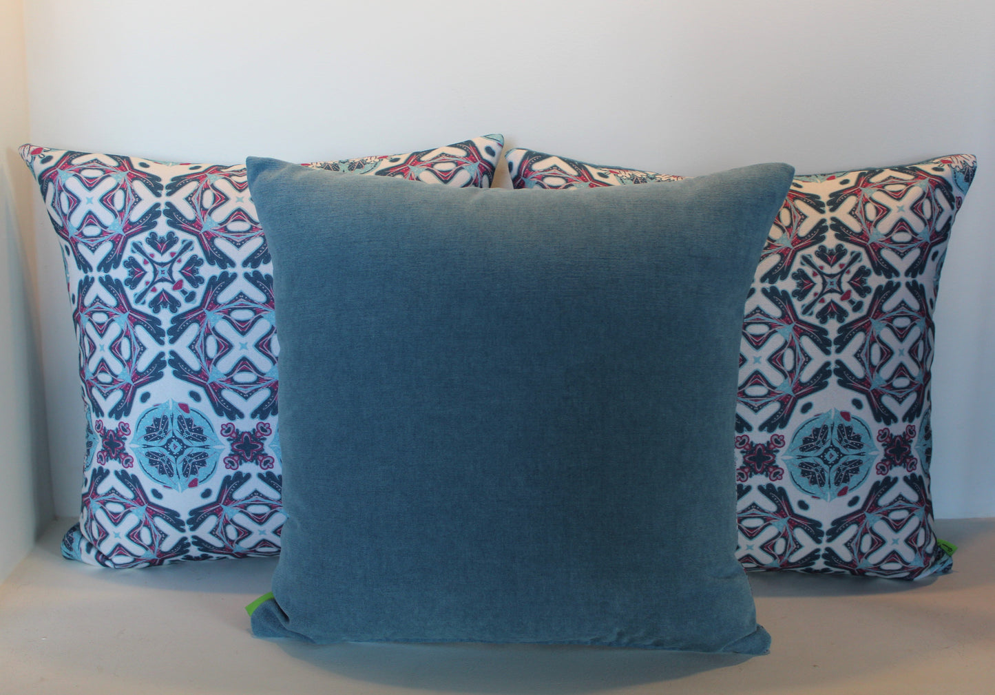Blue Mosaic - 45cm x 45cm - Cushion Cover