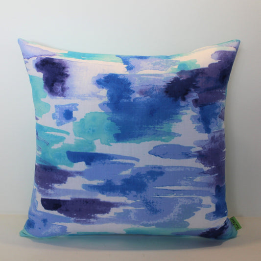 Blue Water-Colour - Cushion Cover - 44cm x 43cm