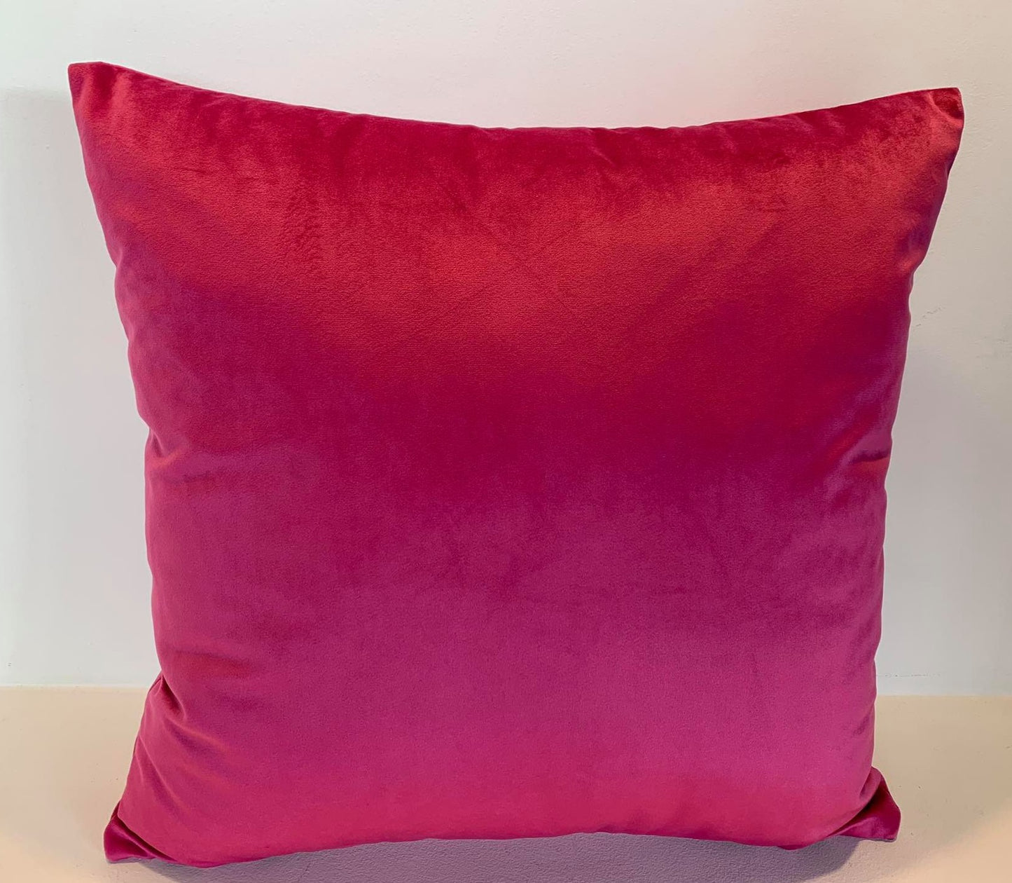 Bright Pink Velvet - Cushion Cover