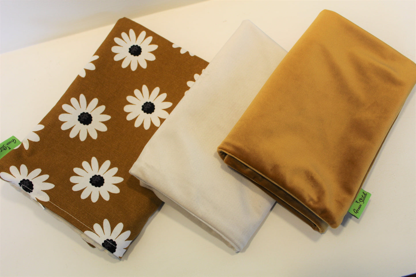 Dark Mustard Daisy Set - Cushion Cover Set