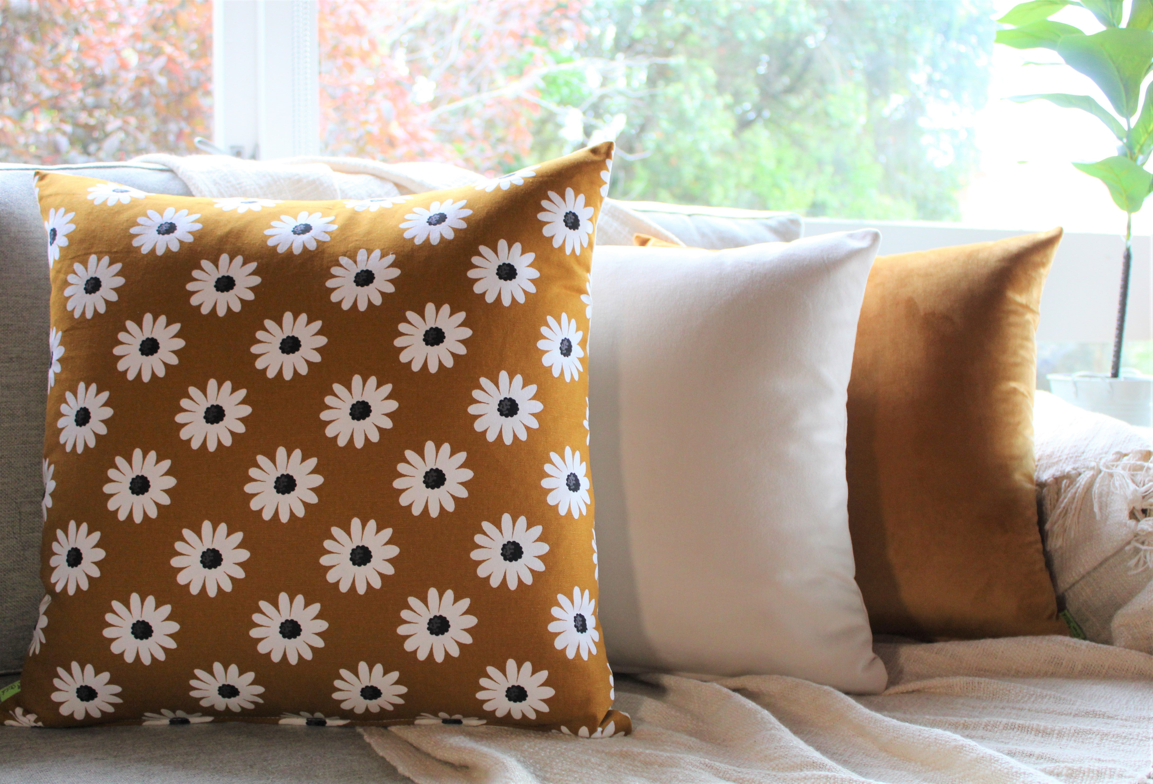 Dark mustard cushions hotsell