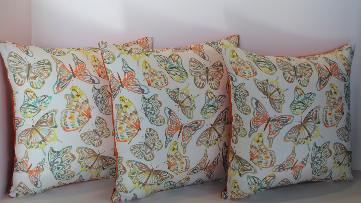 Bright Butterflies - Cushion Cover - 44cm x 44cm
