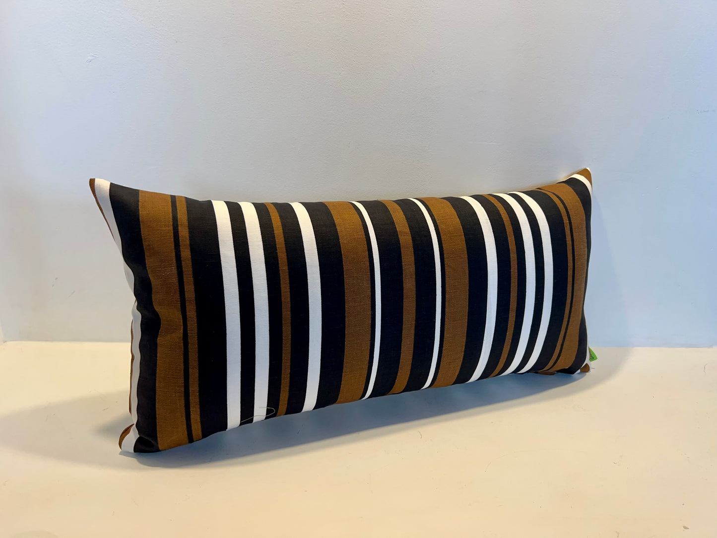 Hampton Brown/Black Striped - Cushion Cover - 58cm x 30cm