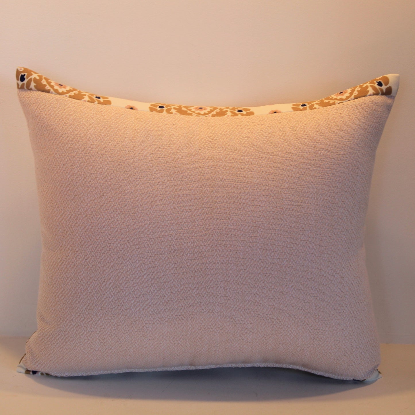 Mustard & Pink Mandelas - Cushion Cover - 54cm x 45cm