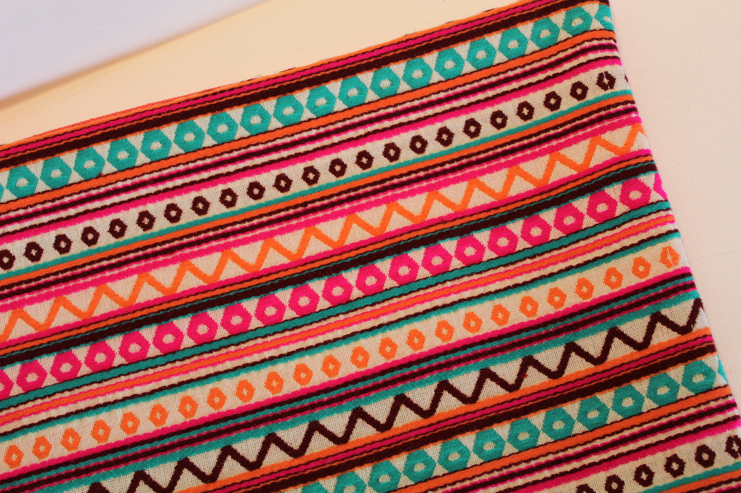 Bright Inca Stripes - Cushion Cover - 45cm x 45cm