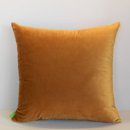 Mustard & Olive Contrast - Cushion Cover - 46cm x 46cm