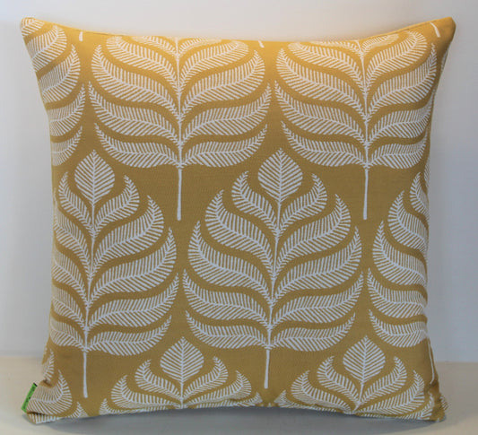 Mustard Leaf - Cushion Cover - 45cm x 45cm