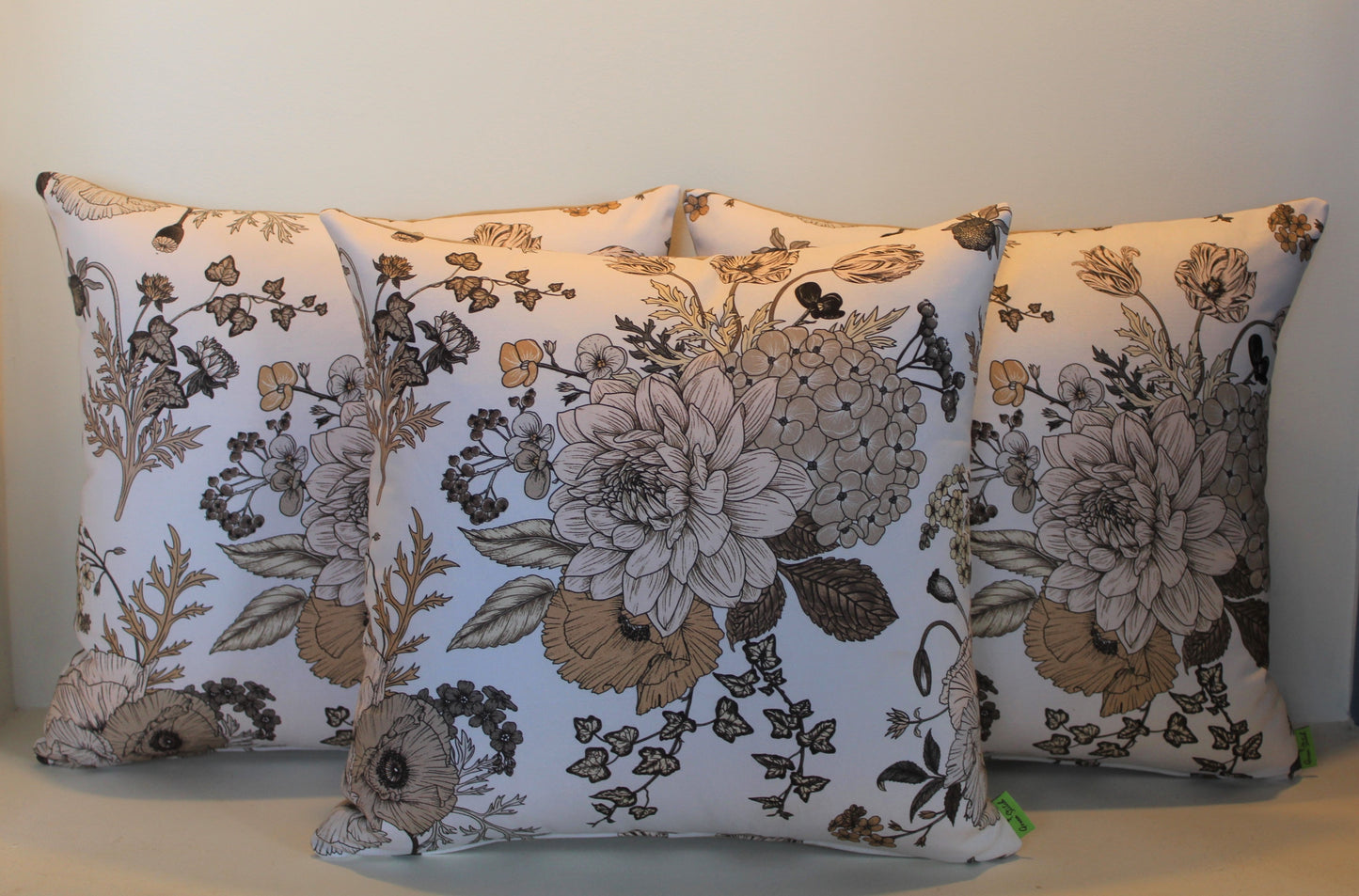 Neutral Floral - Cushion Cover - 45cm x 45cm