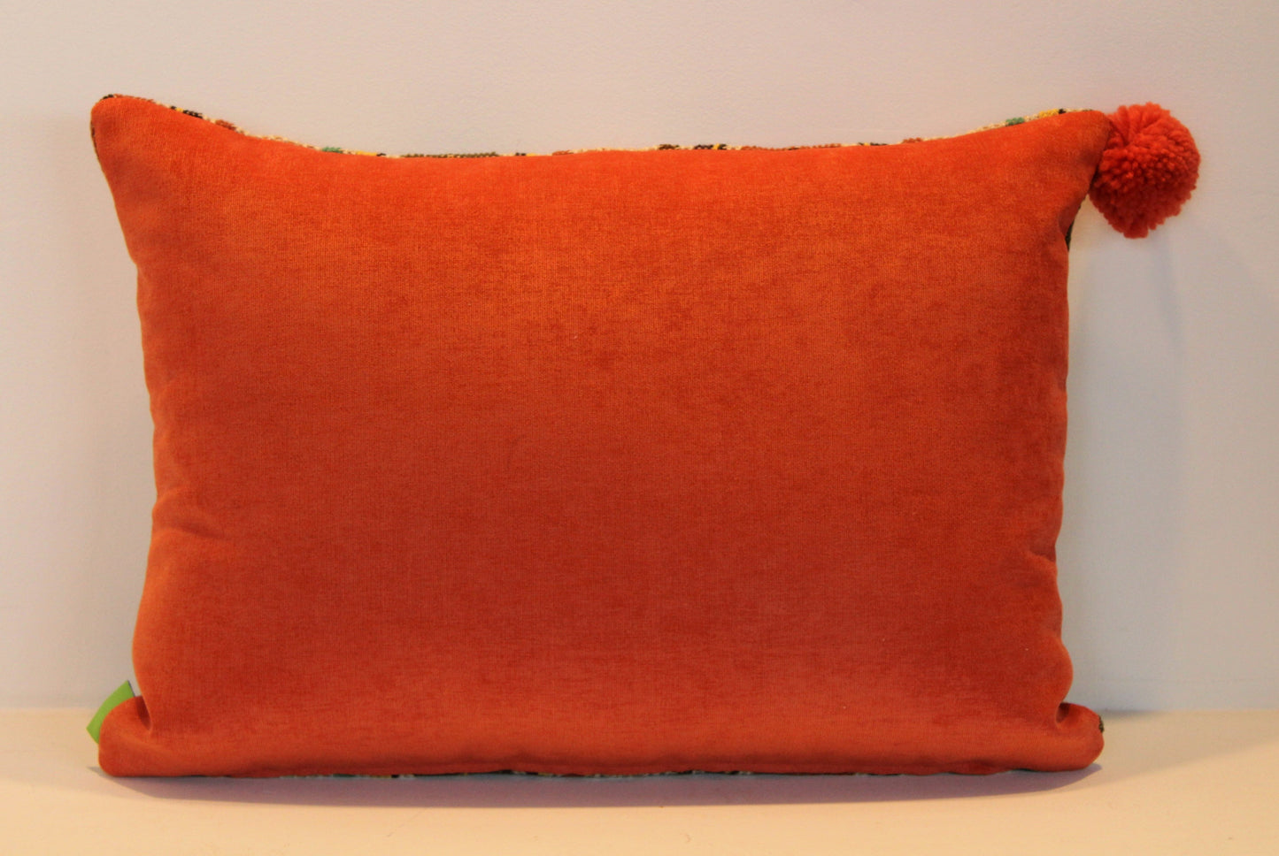 Orange Rustic Burlap - Cushion Cover - 45cm x 35cm