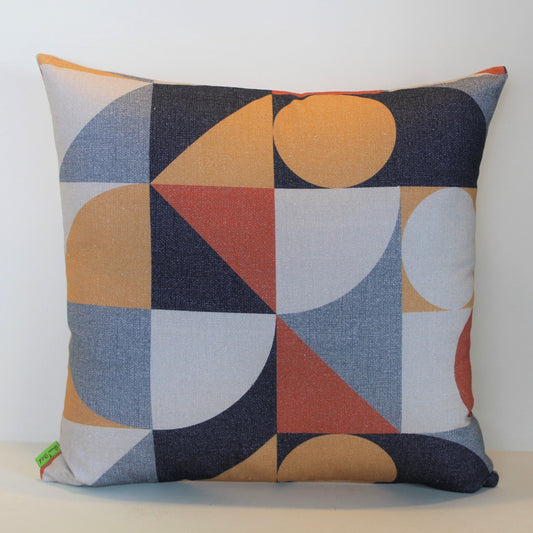 Seemless Geo Orange - Cushion Cover - 50cm x 50cm