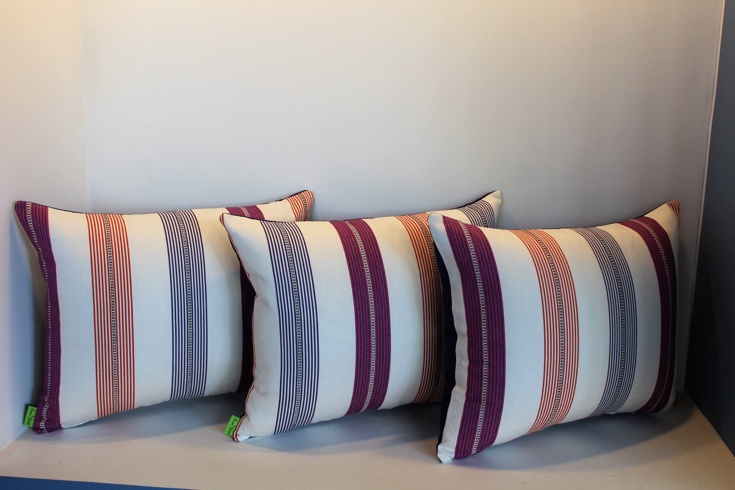 Hampton Purple/Pink Striped - Cushion Cover - 45cm x 35cm