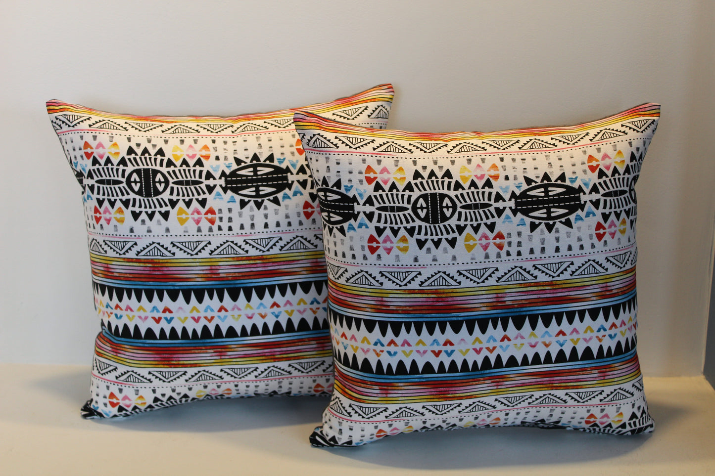 Multi- Colour pattern - Cushion Cover - 44cm x 44cm