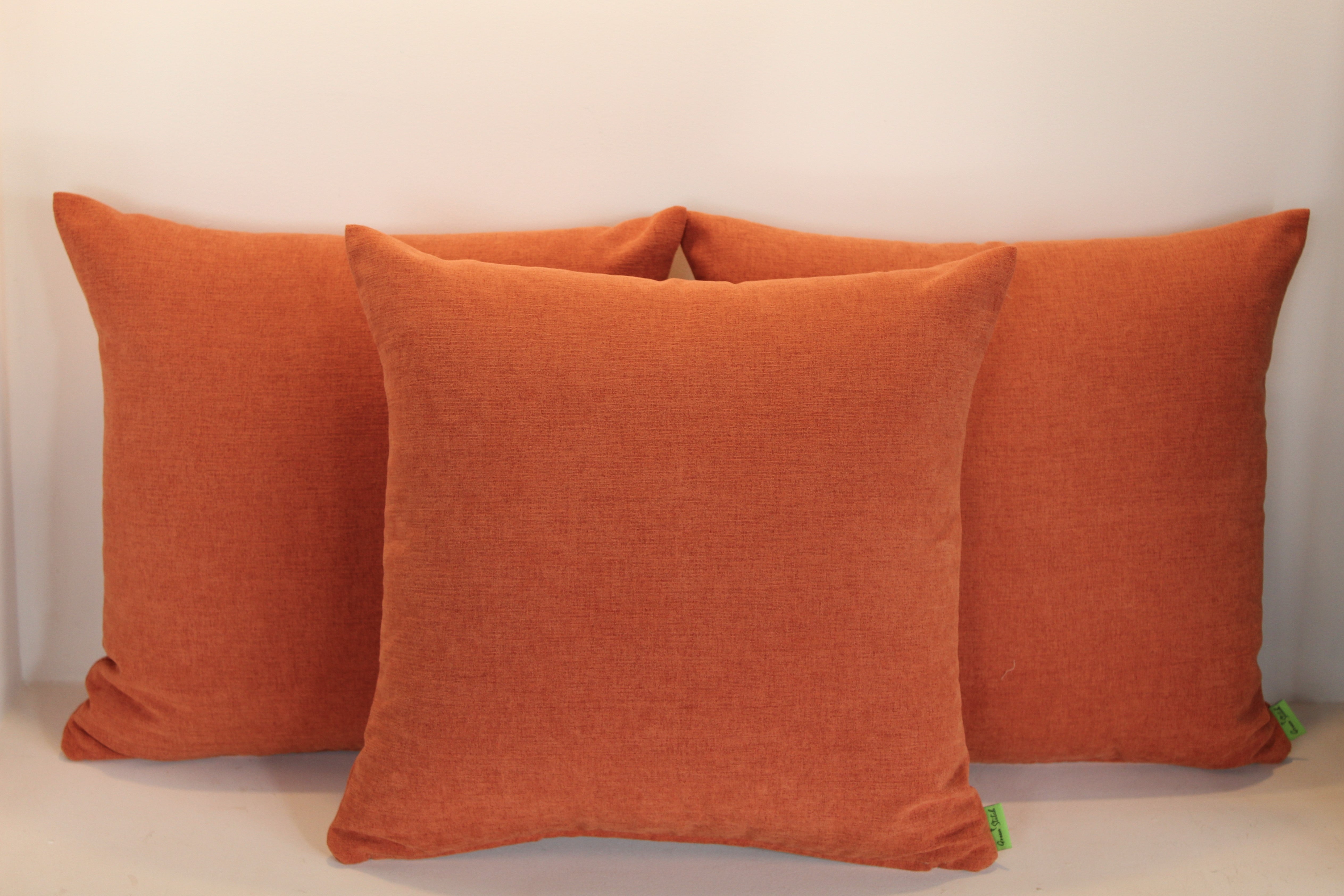 Burnt orange hotsell cushion covers