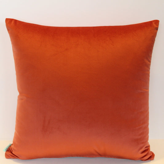 Tangerine Velvet - Cushion Cover