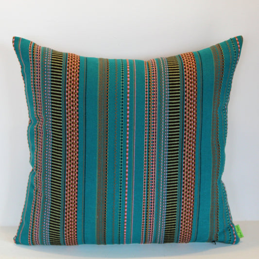 Inca Teal - Cushion Cover - 50cm x 50cm