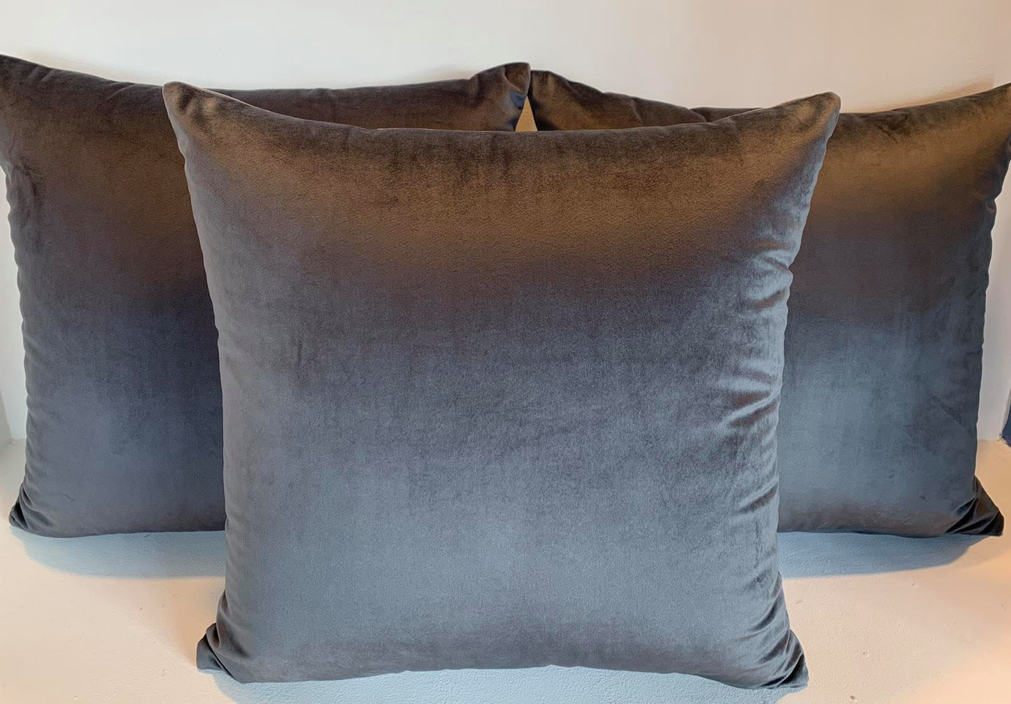 Charcoal Velvet - Cushion Cover