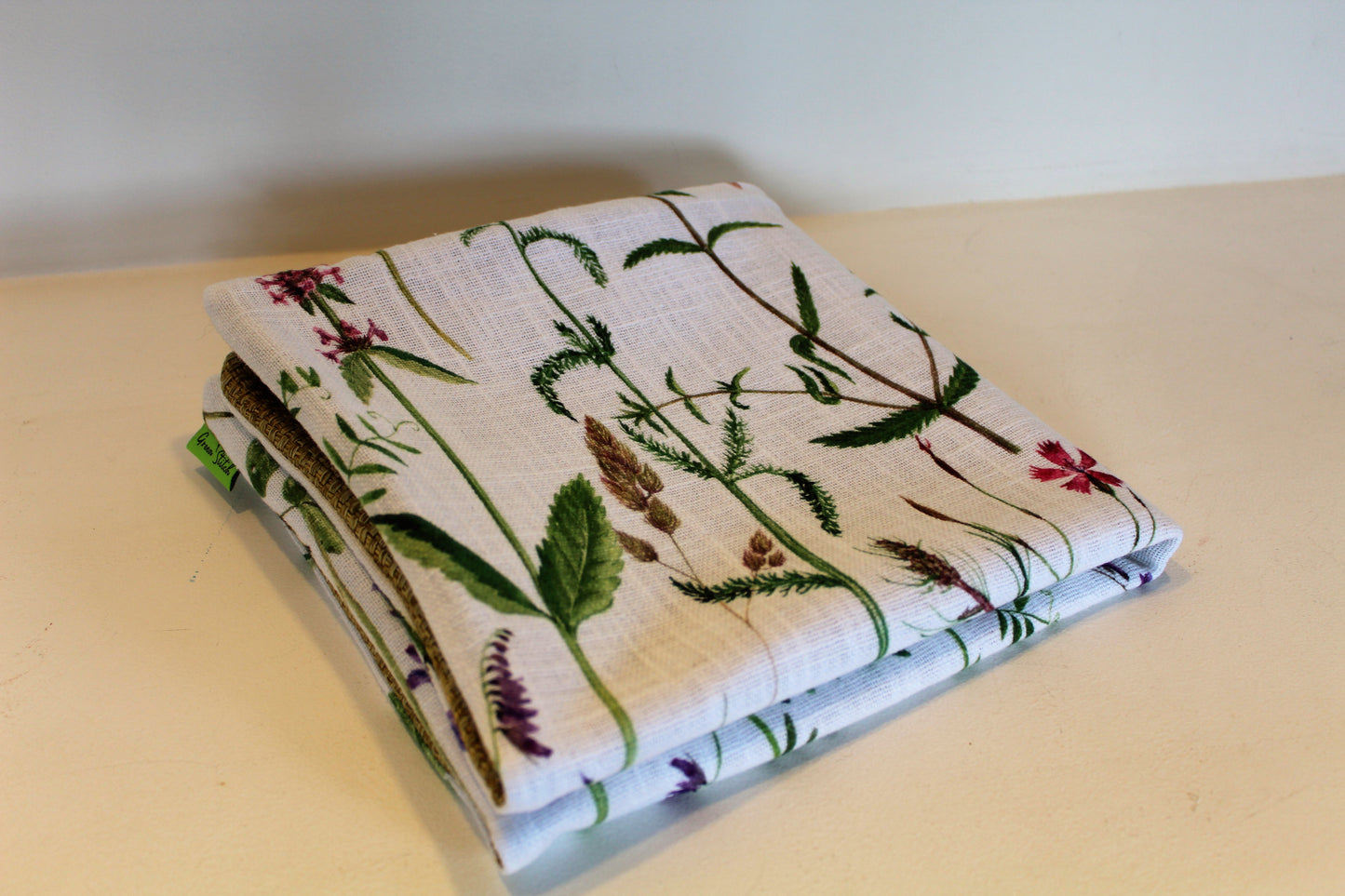 White Dainty Floral - Cushion Cover - 49cm x 45cm